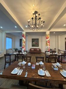 Χώρος καθιστικού στο Pascana Hotel