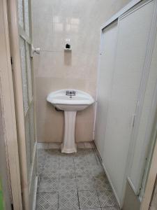 Koupelna v ubytování Hostal Tequila