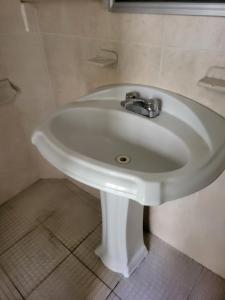 Koupelna v ubytování Hostal Tequila