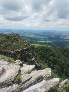 a view from the top of a mountain at Solemarciano in São Thomé das Letras