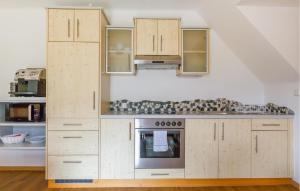 Kuhinja oz. manjša kuhinja v nastanitvi Ferienwohnung Schöder