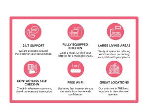 a brochure for a manufacturing company with a diagram at CozySuites Glendale by the stadium with pool 28 in Glendale