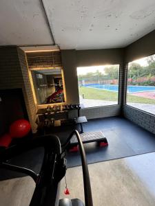 Spordikeskus ja/või sportimisvõimalused majutusasutuses Departamento amoblado en Luque
