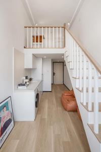 Kuchyň nebo kuchyňský kout v ubytování Plus House Serviced Apartment