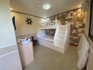 Kuchyň nebo kuchyňský kout v ubytování Tres Marias' Garden Resort, Resto and Sports Bar