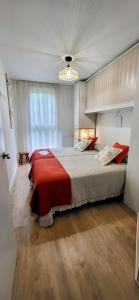 Ένα ή περισσότερα κρεβάτια σε δωμάτιο στο Apartamento Leurtza