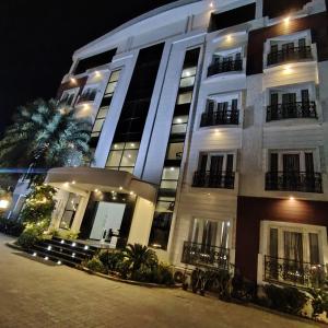 Budova, kde se aparthotel nachází