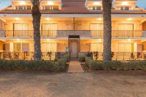 Budova, kde se aparthotel nachází