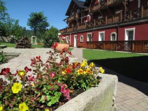Сад в Hotel Barborka