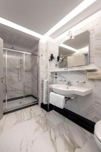 Koupelna v ubytování Hotel Apollo Terme