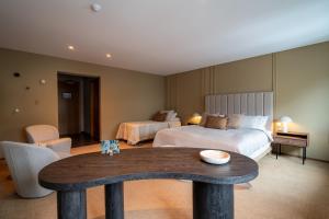 Postel nebo postele na pokoji v ubytování Hotel Vest Mar
