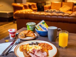 Možnosti snídaně pro hosty v ubytování ibis Styles Glasgow Central