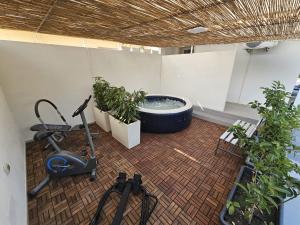 Fitness centrum a/nebo fitness zařízení v ubytování Villa Zoe