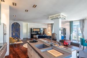 Posezení v ubytování Atalaye - Grand appartement vue mer