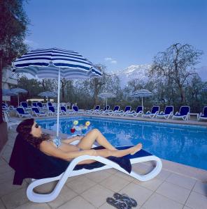 Bazén v ubytování Hotel Garden nebo v jeho okolí