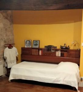 Posteľ alebo postele v izbe v ubytovaní Dans la Cité de Rocamadour L'Oustal de Beline