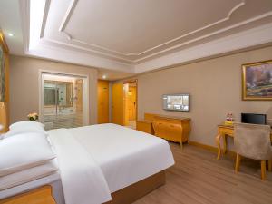 Sjónvarps- og/eða afþreyingartæki á Vienna International Hotel Changsha BBK Meixi Xintiandi Branch