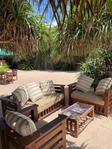 Zahrada ubytování NN Beach Resort Nilaveli