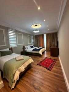 Postel nebo postele na pokoji v ubytování Flored Hotel