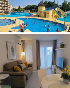 Bazén v ubytovaní Benalmadena Jupiter - Lovely 1Bedroom Apartment alebo v jeho blízkosti