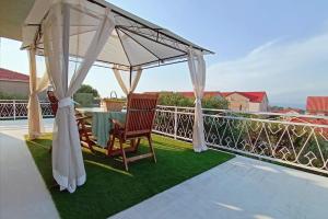 Balkón nebo terasa v ubytování Apartment Magnolia