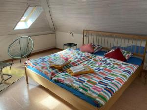 Postel nebo postele na pokoji v ubytování Hotel Scaletta