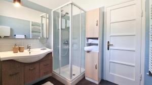 Bagno di A casa di Nina & Turi con giardino e veranda