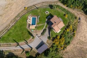 A bird's-eye view of Villa San Michele by PosarelliVillas