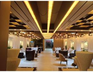 Posezení v ubytování Hotel sai deogar