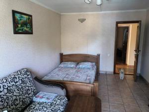 Postel nebo postele na pokoji v ubytování Эллада