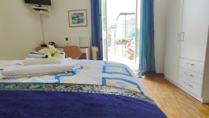 Hotel Scaletta房間的床