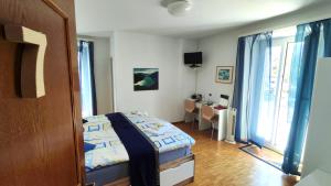 Hotel Scaletta房間的床