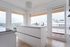 Balkón nebo terasa v ubytování Le Panoramique