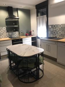 Dapur atau dapur kecil di Escale détente