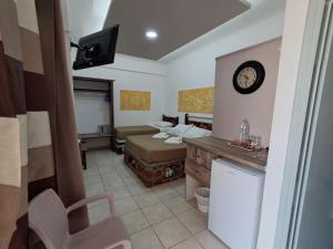 Katil atau katil-katil dalam bilik di Villa Nektaria
