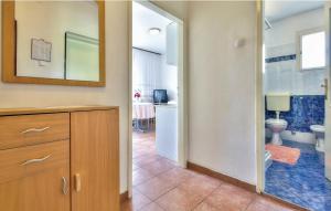 Koupelna v ubytování Apartments Sunce