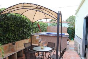 Patio alebo iná vonkajšia časť ubytovania Casa La Madriguera