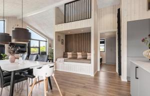a bedroom in a house with a bed at Gorgeous Home In Haderslev in Haderslev