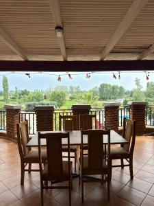 Balkón nebo terasa v ubytování Hotel Vila E Kuqe