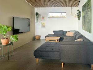Μια τηλεόραση ή/και κέντρο ψυχαγωγίας στο Beach House Vibes In The Heart Of Klitmøller