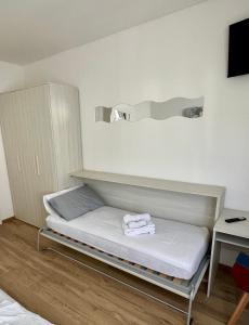 Postel nebo postele na pokoji v ubytování Cecia's House