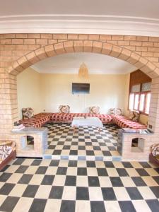 Posezení v ubytování Villa Jouhara, Accès Privé Mer