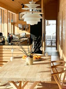 Posezení v ubytování Architect-Designed Cabin By Rondane