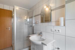 Koupelna v ubytování Ferienwohnung Hacke