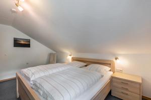 Postel nebo postele na pokoji v ubytování Ferienwohnung Hacke