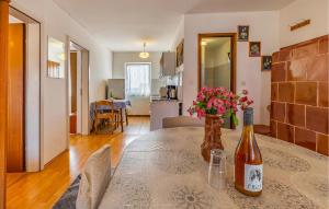 Χώρος καθιστικού στο Two Bedroom Cozy Apartment In Liznjan