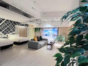Postel nebo postele na pokoji v ubytování Hotel Mapp