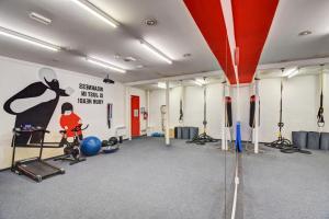 Fitness centrum a/nebo fitness zařízení v ubytování Plus Prague