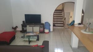 TV a/nebo společenská místnost v ubytování Casa silva