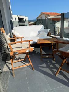 Balkón nebo terasa v ubytování LUXURY Apartment Ledo